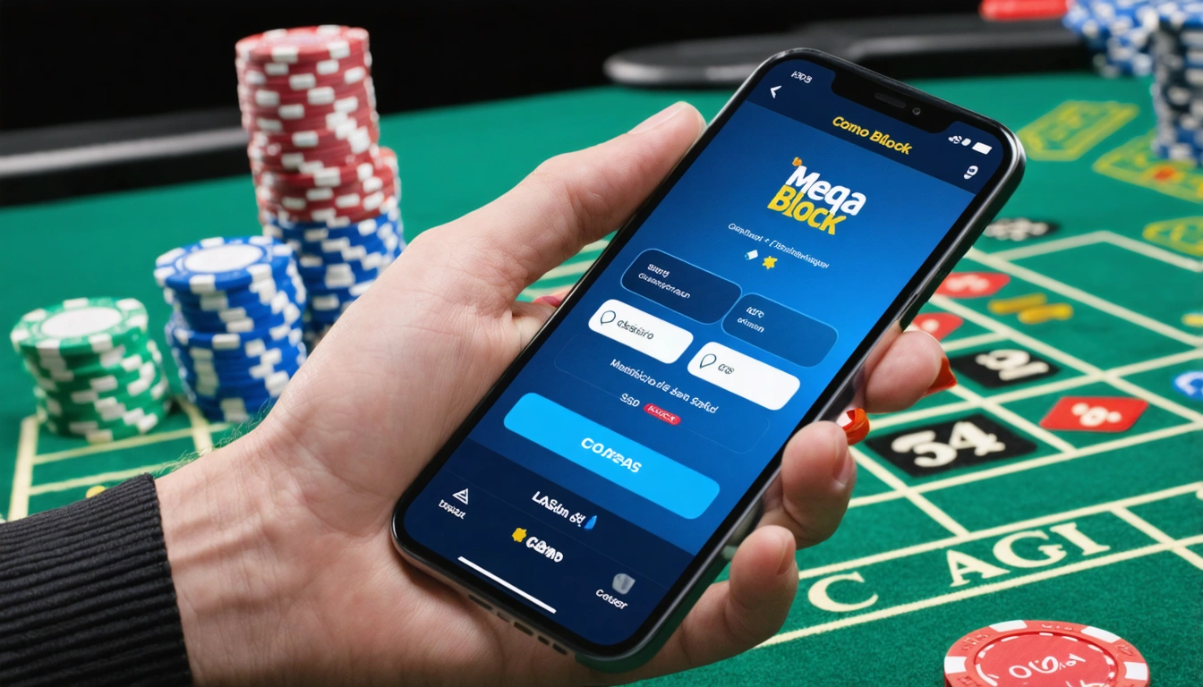 Como usar Mega block login para entrar no cassino online
